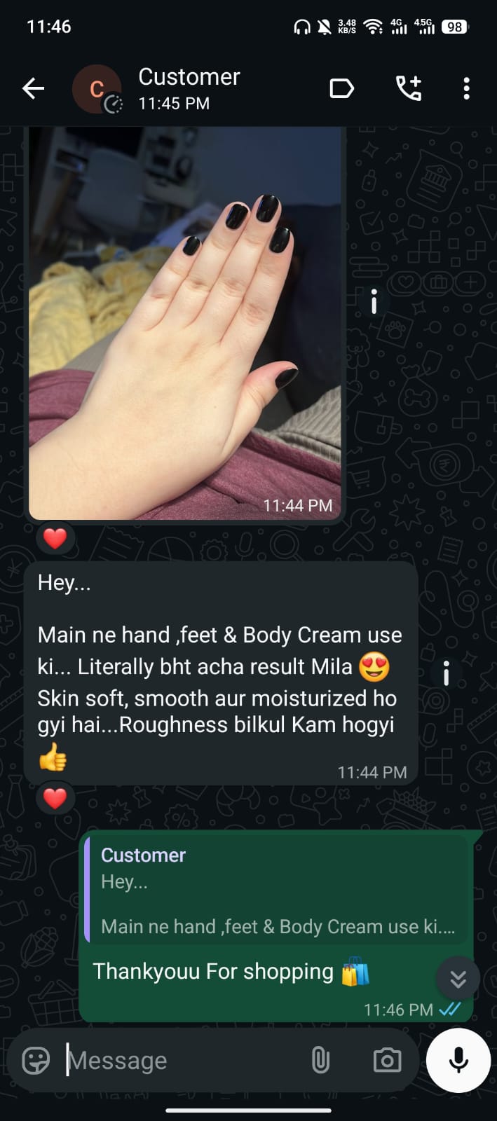 Hand Feet & Body whitening cream by Its Skin glow