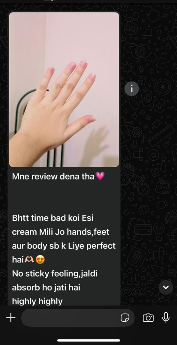 Hand Feet & Body whitening cream by Its Skin glow