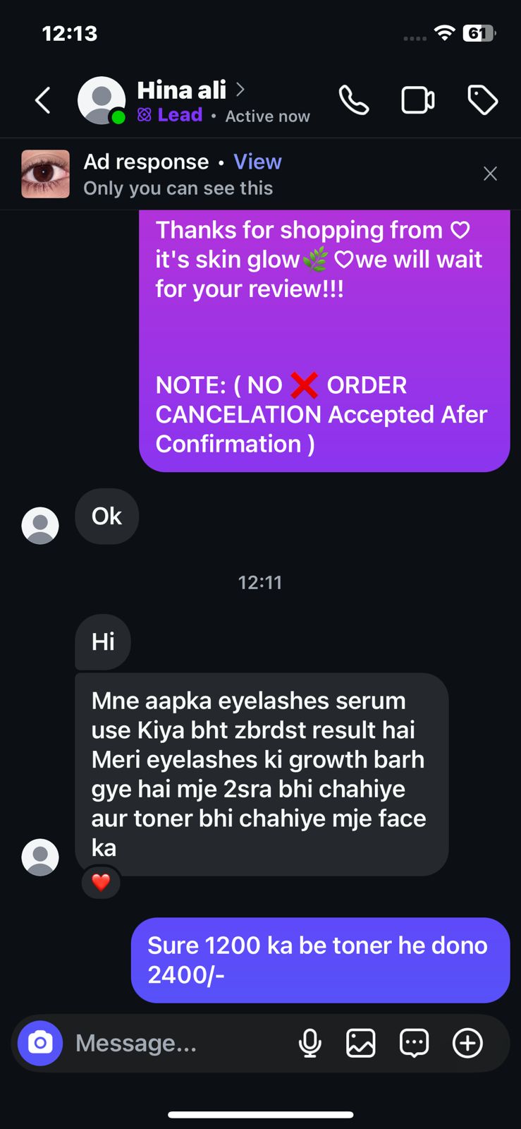 Long Lashes Serum by skin glow